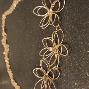 Gold Flower Necklace